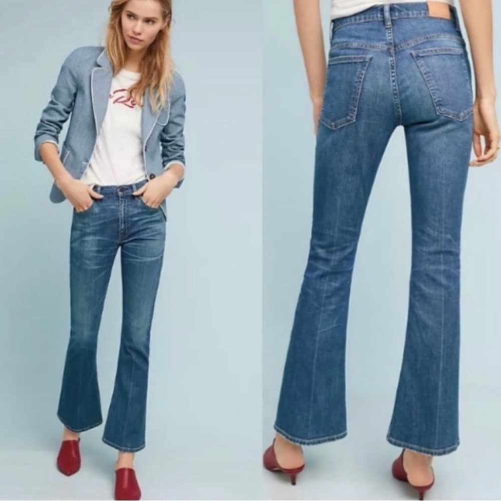 Citizens Of Humanity Kaya Mid Rise Kick Flare Jeans